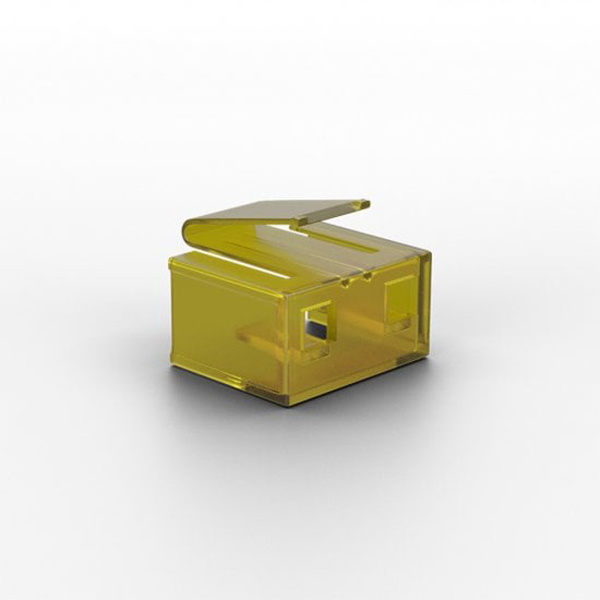 Lindy RJ-45 Port Blocker (without key) - Pack of 20 Blockers, Yellow